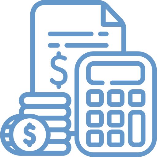 Calculator, dollar icon