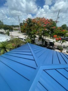blue roofing image